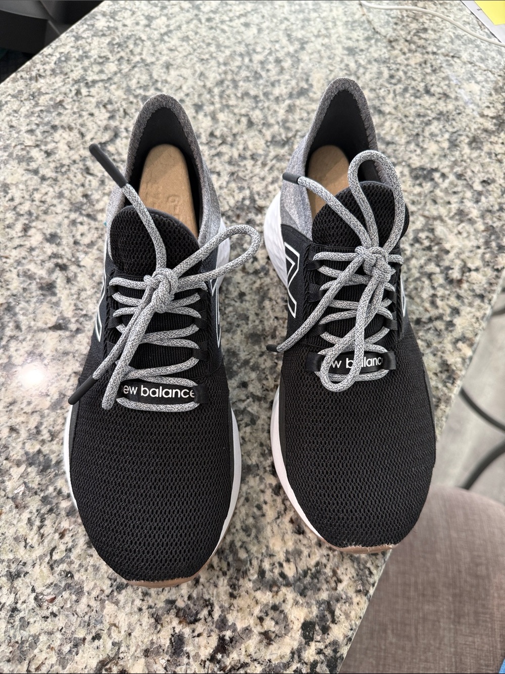 New Balance Black and Gray Men's Athletic Sneakers